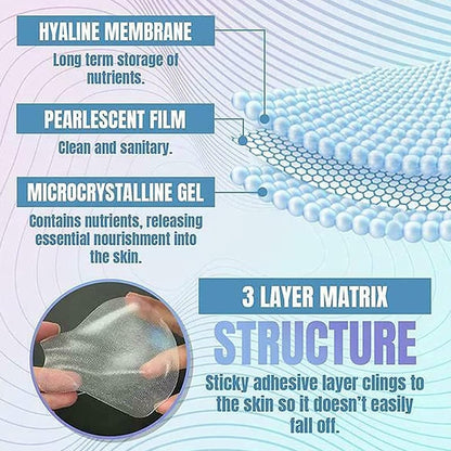 🛒🛍️✨50% OFF Hot Sale🏷️Luxparlora® Freezing Mask, 5 Pairs, for Facial Nourishment🌱 and Wrinkle Removal Water Butterfly