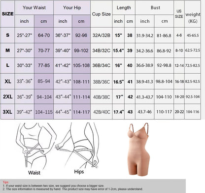 Luxparlora® Seamless Body Shapewear for Women Butt Lifter Bodysuit Tummy Control Seamless Shapewear Comfort Womenswear 3