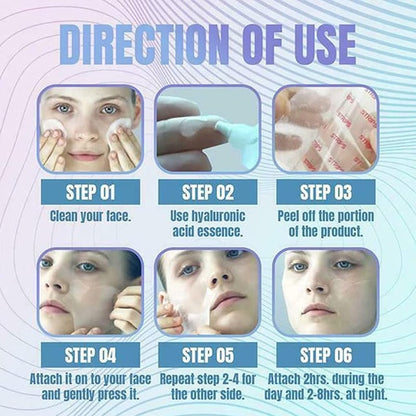 🛒🛍️✨50% OFF Hot Sale🏷️Luxparlora® Freezing Mask, 5 Pairs, for Facial Nourishment🌱 and Wrinkle Removal Water Butterfly